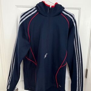 Vintage Adidas Originals David Beckham Predator 1/2 Zip Hoodie - Size Medium